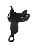 King Series Synthetic Trail Saddle Black/Black 17
