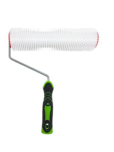 Pangolino - Entlüftungsroller - 25 cm – Einarmiger Metallbügel - Stachellänge: 31 mm - Profi-Qualität – Stachelwalze zur Entlüftung von Bodenbeschichtungen