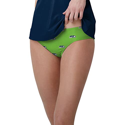 FOCO Seattle Seahawks NFL Womens Summertime Bikini Bottom - L