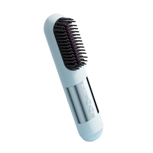 Imagen de Peine alisador de pelo recargable 2 en 1 LED, B