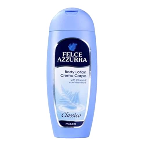 Paglieri Felce Azzurra Body Lotion Vitamin E & Almond Oil 250 Milliliter 8.4 Ounces