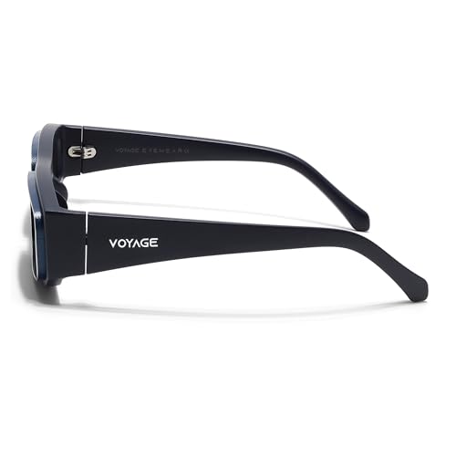 Image of Voyage UV Protected Rectangle Sunglasses for Men & Women