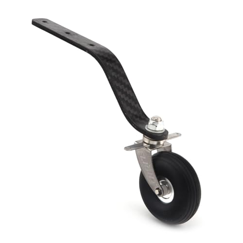 ZYHOBBY 1Set 100CC Gas RC Airplane Carbon Fiber Tail Wheel Set + 1.75' PU Wheel