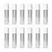 Lip Balm Empty Container Tubes 3/16 Oz (5.5ml), Pack of 12; Natural (translucent) color