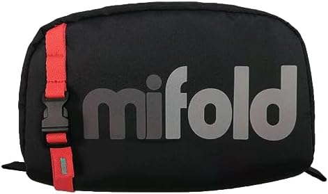 Mifold Designer Carry Bag for Use with All Folding Grab-and-Go Backless Booster Seats, Ideal for Storage and Travel, Bag Only, Seat Sold Separately, Black
