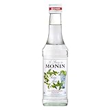 MONIN - Jarabe de menta mojito para cóctel y cóctel - Sin alcohol - Sabores naturales - 25 cl