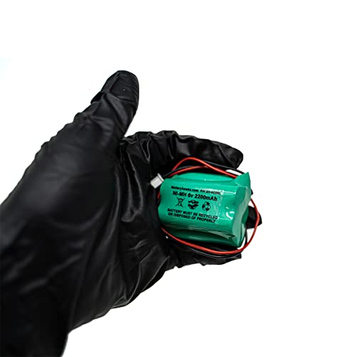 AA2200mAh 6V 2.2Ah Battery Ni-MH General Purpose with Leads Solar Light Exit Sign