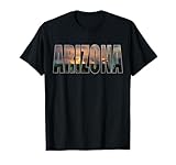 Arizona Photo Landscape Cactus Dessert Mountains Nature T-Shirt