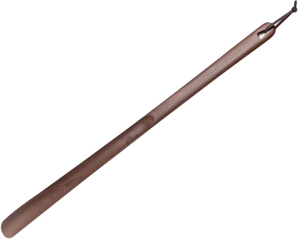 calzador mango largo, Calzador Duradero Calzador Madera Viaje Hogar Mujer Embarazada Cuchara for Zapatos, Ayudante for Zapatos con Mango Largo de Nogal, Levantador de Zapatos for discapacitados con co
