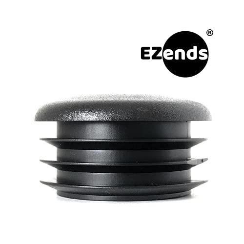 Image of Premium Grade 1 1 /4 Inch Round Plastic Plugs, Extra Durable 14-20 Gauge (30 Pack) Pipe Plug Tubing End Cap, Black Round End Caps, Durable Chair Glide Sliders, Furniture Floor Protection.