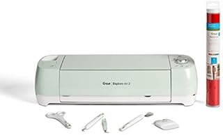 Cricut Explore Air 2 Mint Bundle with Vinyl Sampler and Basic Tool Set