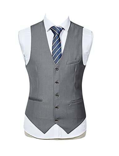Gilet de costume couleur unie pour valoriser la silhouette masculine
