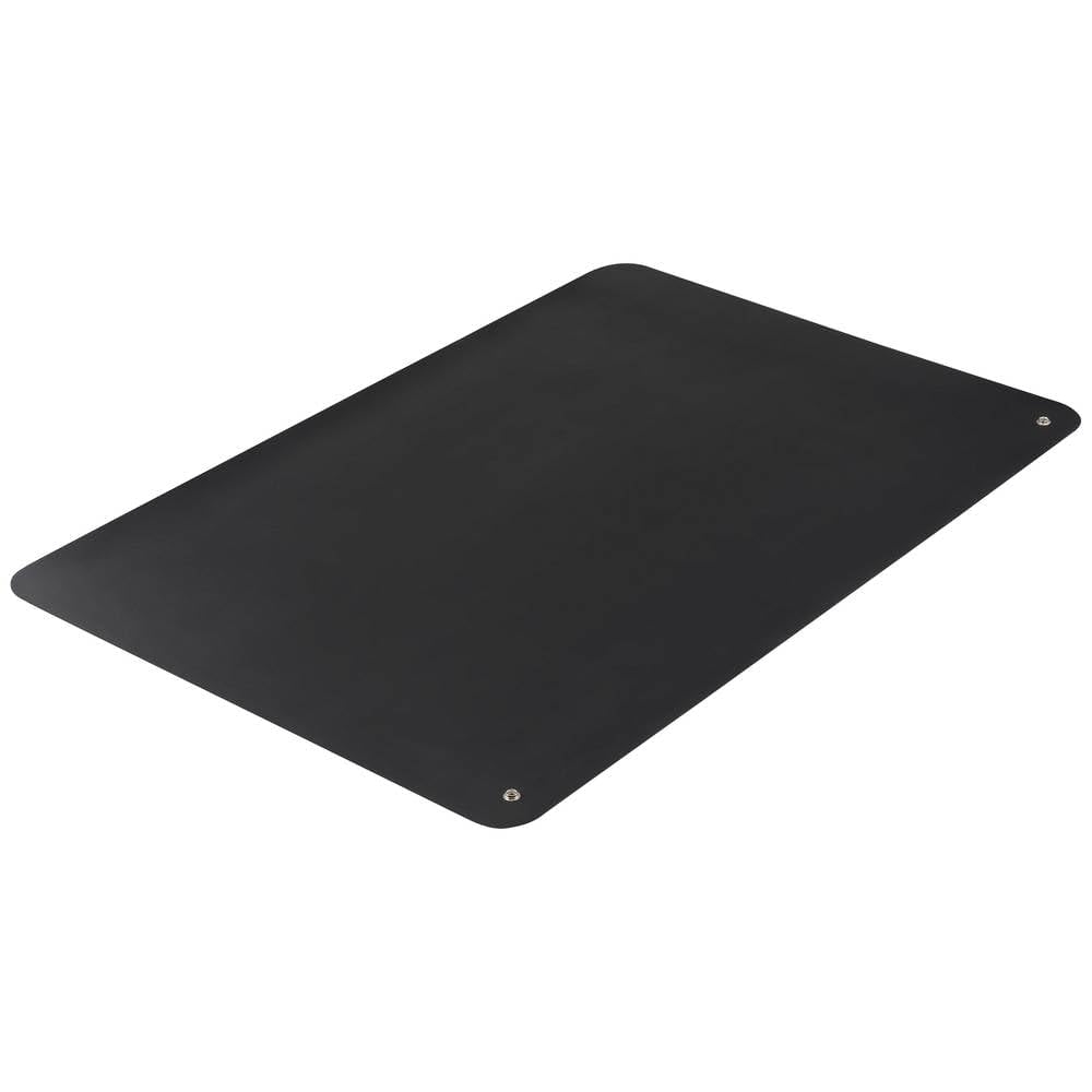 TRU Components TC-12360056 ESD-Matte, Schwarz, 900 × 610 × 1,5 mm, 1 Stück