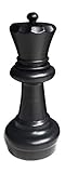 MegaChess Individual Plastic Chess Piece - Queen - 11.5 Inches Tall - Black