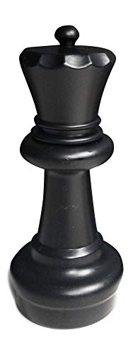 MegaChess Individual Chess Piece - Queen - 11.5 Inches Tall - Black