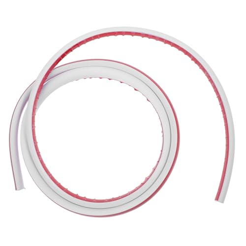 LABRIMP Modanatura Angolare Flessibile in PVC Bianco 2 M Profilo Adesivo per Pareti e Piastrelle Protezione Bordi Bagno e Vasca Rifinitura Staccabile per Ristrutturazioni Casa