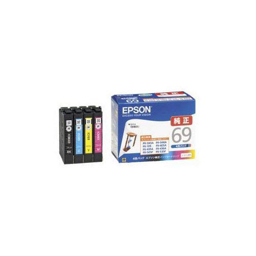 Amazon.co.jp: エプソン 純正インク IC4CL69 4色パック