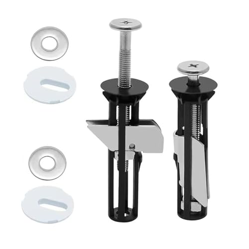Heavy Duty Toilet Seat Fastener Bolt Kit Universal Toilet Seat Screws and Fittings Replacement Kit for Easy Installation and Maintenance of Toilet Seats Ideal for Home and Hotel Bathroom