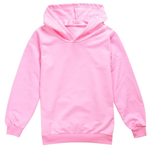 Hoodies For Teen Girls Long Sleeve Oversized Tops Fall/Winter Pullover Sweatshirt Kids Casual Solid Color Clothes4