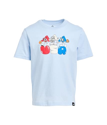 Image of adidas Boys Short Sleeve T-Shirt Sports Logo Tee