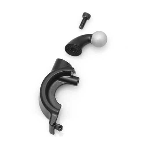 Image of Handlebar Phone Holder for Harley-Davidson Water Bottle Holder Aluminum Offset Perch Mount Accessory Mount (C Black)