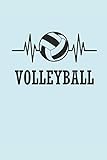 Volleyball: Notizbuch für Volleyball Spieler Bullet Journal 6x9 Notebook