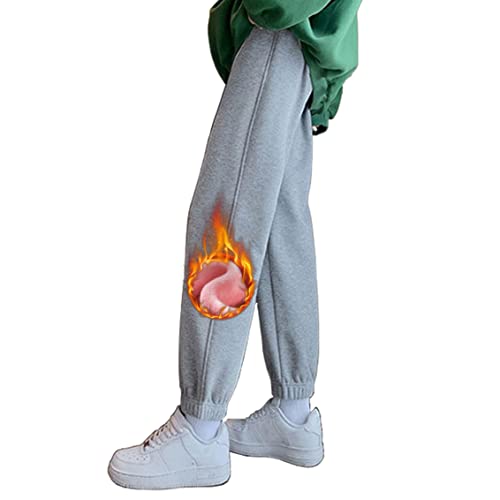 TOPLAZA Pantalones Mujer Térmicos Forro Polar Cintura Elástica Invierno Cálido con Cordón Cover