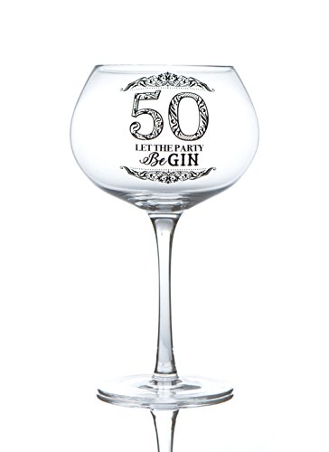 Gin Bloom Glass - 50th Birthday