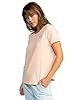 Roxy Short-Sleeved T-Shirt SATURDAZE SS TEE Young Womens Pink L #2