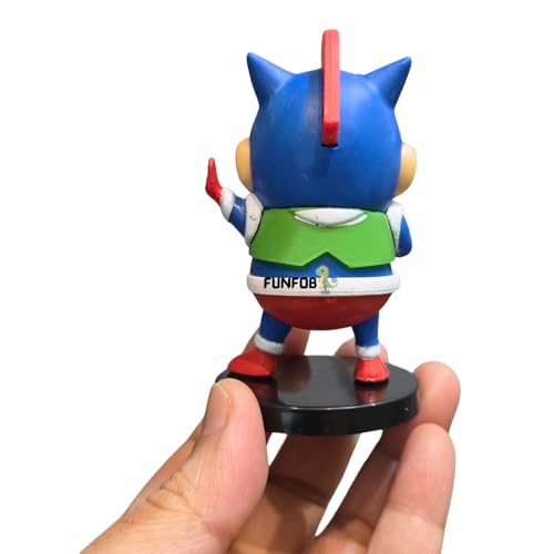 Image of FUNFOB Shinchan Action Figure Height -8cm | Shin chan Figurine Cartoon Figures Toys for Boys & Girls PVC Multicolour | Action - Kamen Dress