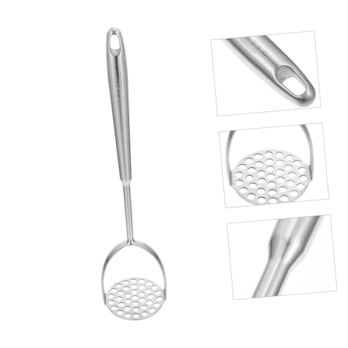 Kartoffelstampfer, 1 Stück Stampfer Multitools Knoblauchwolf Werkzeug Lebensmittelzerkleinerer Metall Kartoffelpresse Kartoffelpresse Reispresse Handwerkzeug Kartoffelschlammpresse Avocadopresse Baby