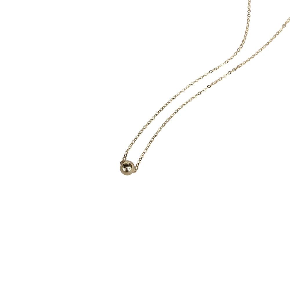 Collier de chaîne de clavicule avec petit pendentif pour femmes