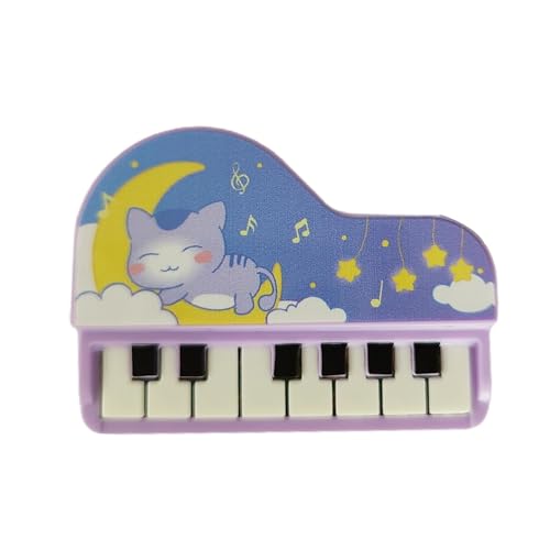 ミニピアノキーホルダー | 音付きで弾けるミニピアノキーホルダー - ライトバッグペンダント付きポータブル、新しいミニピアノキーホルダーかわいい音楽ゲームコンソールカラーペンダント子供の知育玩具、男性、女性、子供、子供、男の子へのクリエイティブなギフト。