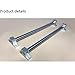 Surprecision 8mm Linear Motion Shaft Kit with 2pcs Linear Shaft Rod 400mm + 2pcs Slide Block Bearing SCS8UU + 4pcs SK8 Aluminium Guide Rail Support for Printer and CNC DIY