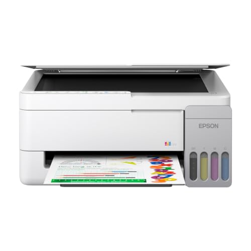 Image of Epson EcoTank L3356 (New Launch) WiFi InkTank A4 Colour Printer, Scanner, Copier for Home & Office, 5760x1440dpi Resolution, Low Printing Cost at just 9 Pais /Black Print & 33 Paise /Colour Print