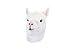 LaylalaÂ® Alpaca Latex Animal Head Masks Collection for Festival or Dance Party(White)