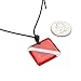Handmade Scuba Diving Necklace Diver Down Flag Pendant Necklace for Men ocean inspired jewelry for women Waterproof jewelry Made in USA scuba diving accessories Gift by zulasurfing studio