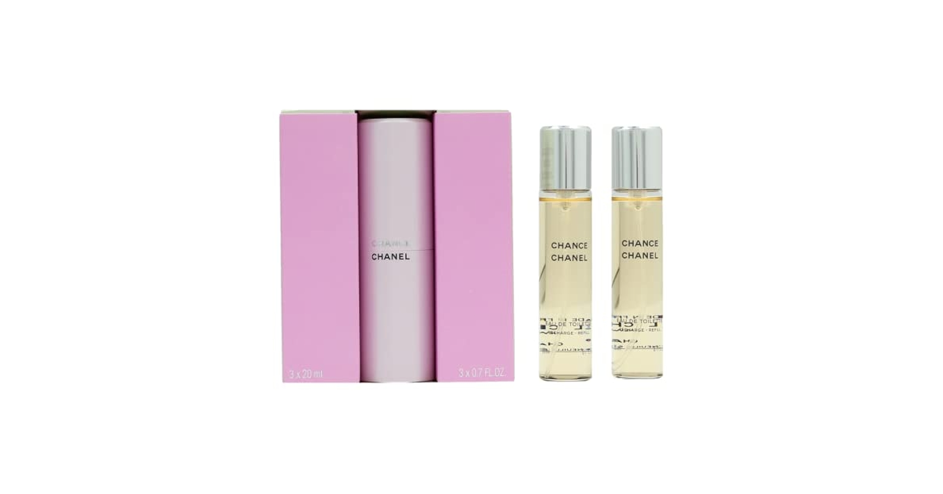 香水(女性用) CHANEL CHANCE EAU TENDRE twist and spray CHANCE Eau de Toilette Twist and Spray (EDT) - 3x0.7 FL. OZ