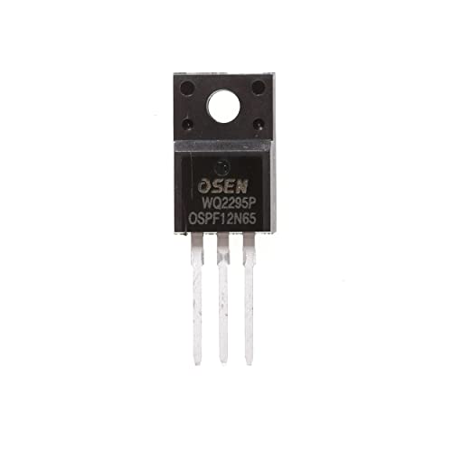 HUABAN 5 Pezzi 12N65 650V 12A TO-220F N-CHANNEL MOSFET Transistor