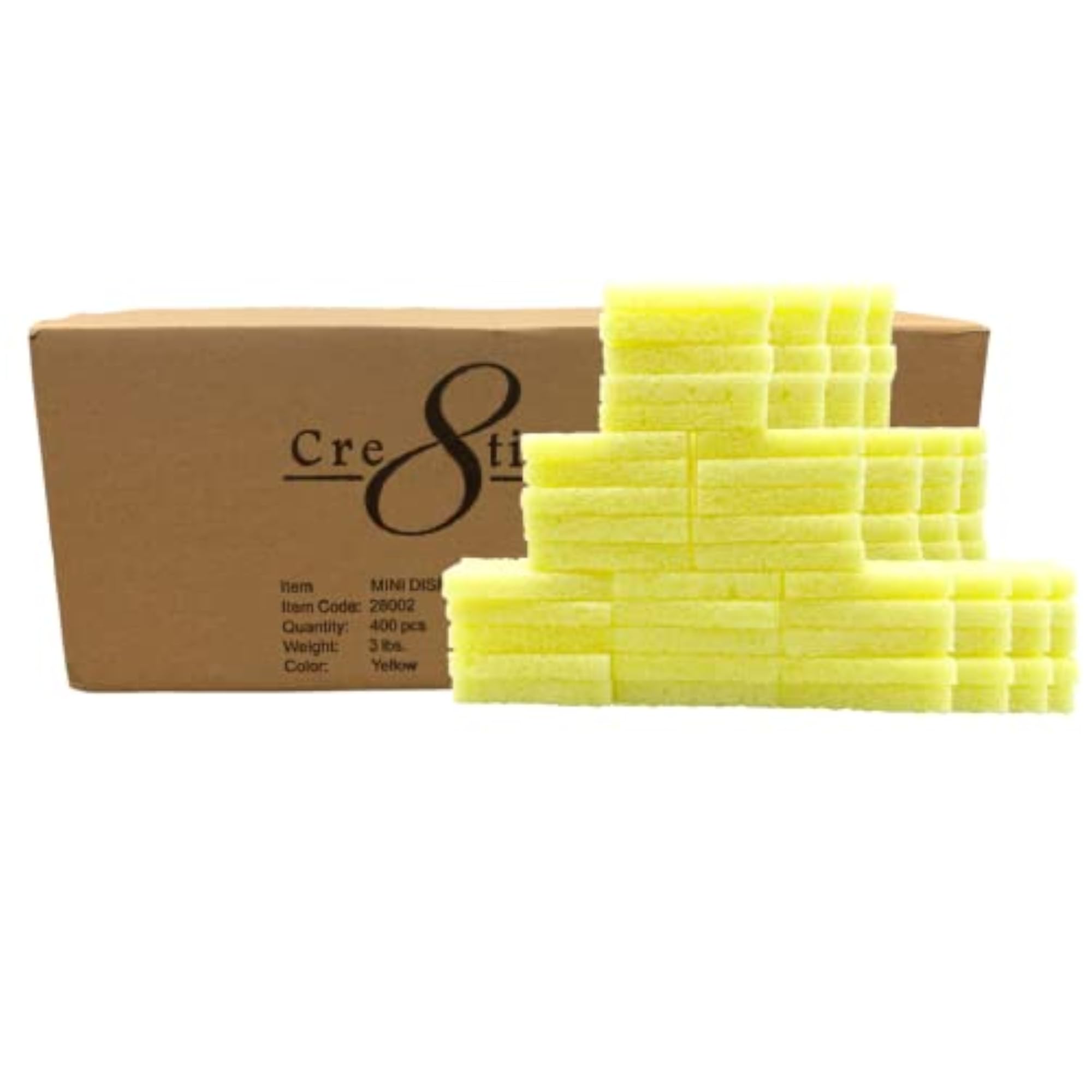 Mini Disposable Pumice Sponge Block, 400 Pcs Callus Remover