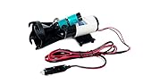 ISURE MARINE Sewage Pump Macerator Waste Water Pump 12V 45 LPM RV Quick Release Portable Self Priming Run Dry Protection Waste Evacuation Sewage Chopper Pump Waste Processing