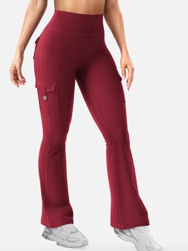 Image of YEOREO CoreFlex Women Workout Flare Leggings