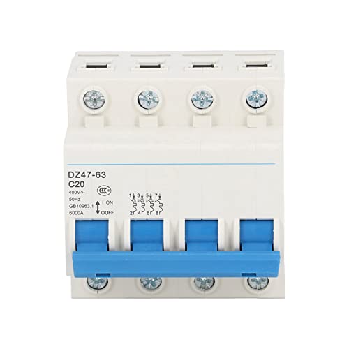 Disjoncteur mini MCB 20A rail DIN pour sécuriser la cuisine et le salon