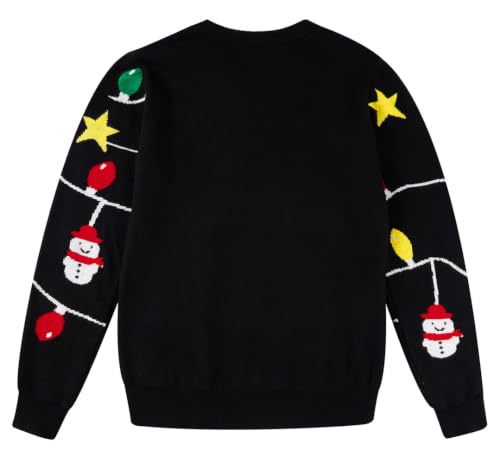 Image of Lovekider 7-14Y Girls Ugly Christmas Sweater Tinsel Garland Knit Pullovers