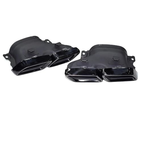 Embout de silencieux Benz Classe S 2018-2020 noir acier inoxydable style S63