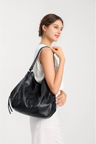 Multi Pocket Shoulder Tote Bag for Women Fashion Genuine Leather Handbag for Work Shopping or Everyday Carry2