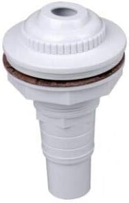 Above Ground Pool Complete Return Inlet Jet Fitting with Gasket and Adapter