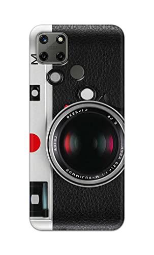 Image of Printed Hard Back Cover Case for Realme C21Y | Realme C25Y Back Cover (Vintage Camera) -1302
