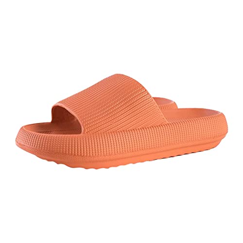DYNWAVE Sapatos Chinelos Super Macios Unissexo para Casa Chinelos Antiderrapantes com Ponta Aberta E