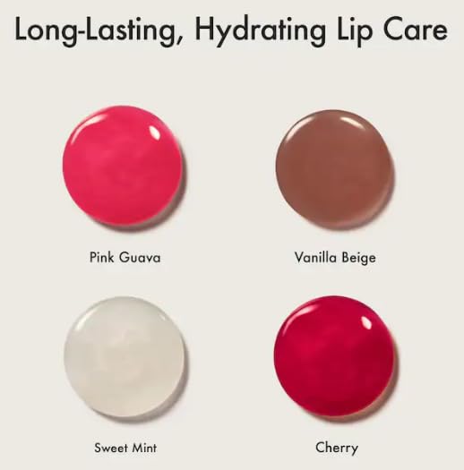 Summer Fridays The Lip Butter Balm Minis - Vanilla Beige, Pink Guava, Cherry and Sweet Mint (.16 Oz each) - Image 3